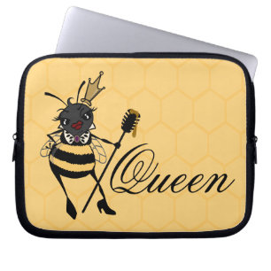 CAPA PARA NOTEBOOK A BOLSA DE LAPTOP BONITO DA ABELHA DE RAINHA