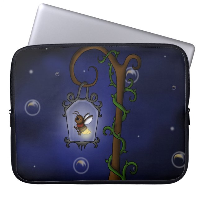 Capa Para Notebook a bolsa de laptop bonito do vaga-lume (Frente)