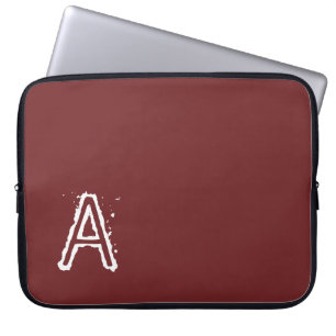 Capa Para Notebook A bolsa de laptop Borgonha