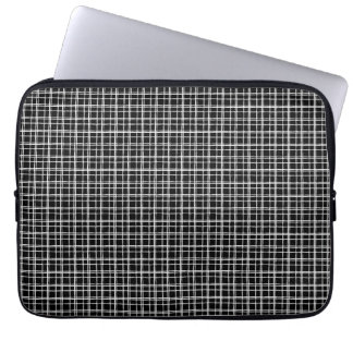 Capa Para Notebook A bolsa de laptop branca preta formal do teste