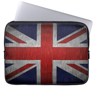 Capa Para Notebook A bolsa de laptop britânica do neopreno da