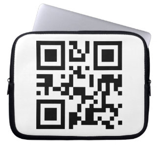Capa Para Notebook A bolsa de laptop com código de QR