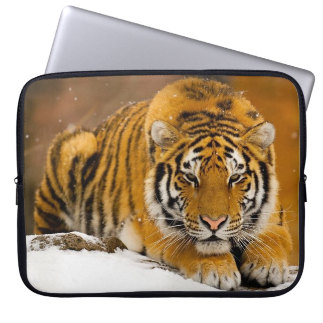 Capa Para Notebook A bolsa de laptop com tigre (Frente)