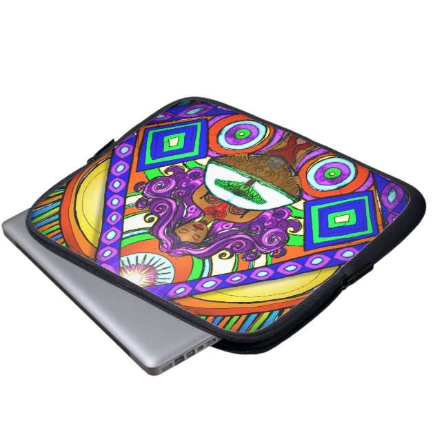 Capa Para Notebook A bolsa de laptop da arca da árvore (Frente Inferior)