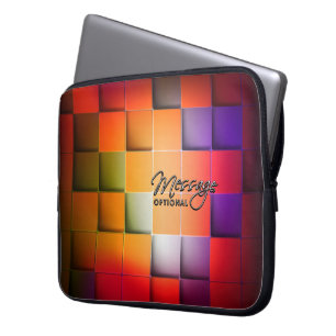 Capa Para Notebook A bolsa de laptop da arte abstracta 17