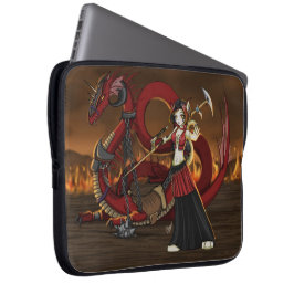 Capa Para Notebook a bolsa de laptop da arte de Manga do Anime de 15