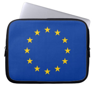 Capa Para Notebook A bolsa de laptop da bandeira da União Europeia
