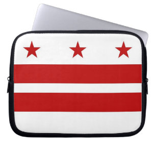 Capa Para Notebook A bolsa de laptop da bandeira do Washington DC