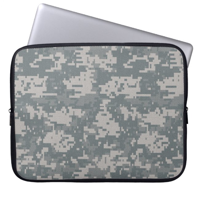 Capa Para Notebook A bolsa de laptop da camuflagem da ACU Digital (Frente)