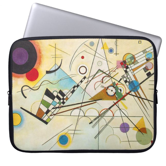 Capa Para Notebook A bolsa de laptop da composição VIII de Kandinsky (Frente)