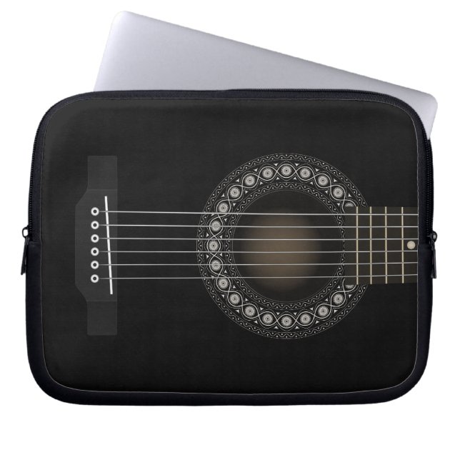 Capa Para Notebook A bolsa de laptop da guitarra acústica (Frente)