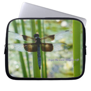 Capa Para Notebook A bolsa de laptop da libélula