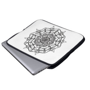 Capa Para Notebook A bolsa de laptop da mandala