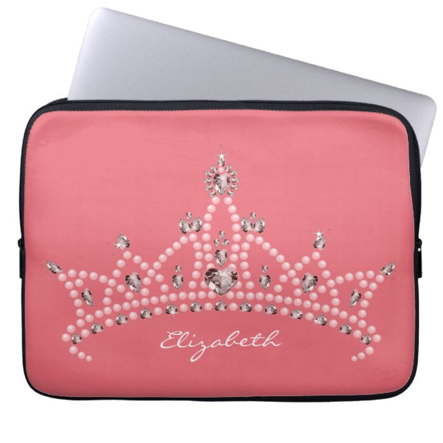 Capa Para Notebook A bolsa de laptop da princesa Tiara Coroa (Frente)