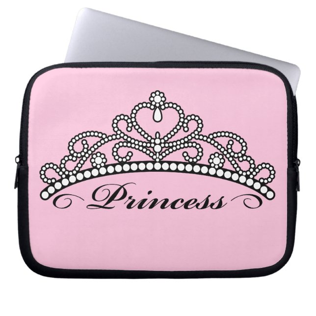 Capa Para Notebook A bolsa de laptop da princesa Tiara (fundo (Frente)