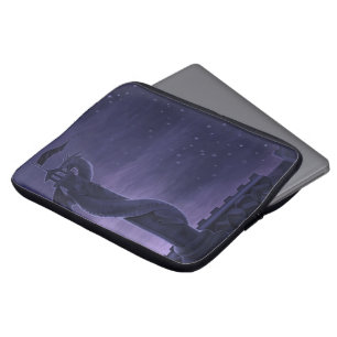 Capa Para Notebook A bolsa de laptop da torre do dragão