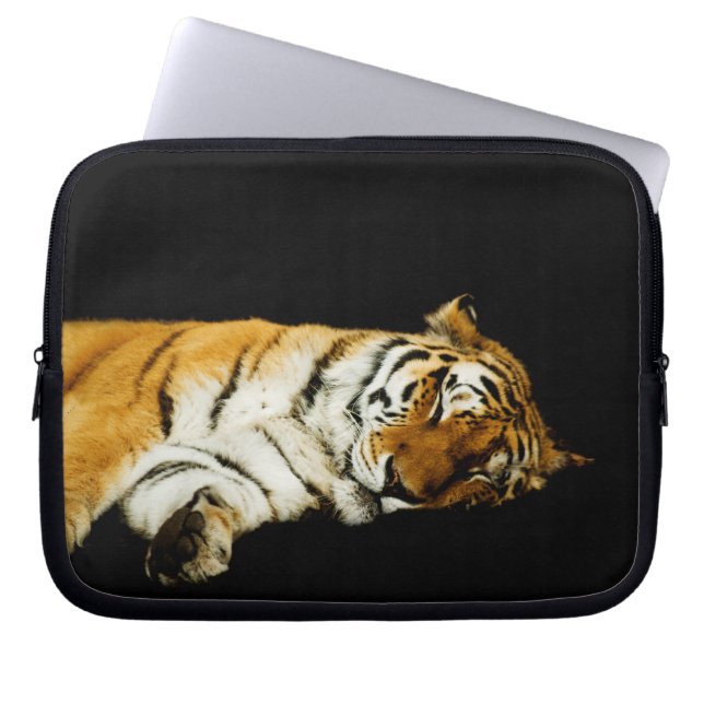Capa Para Notebook A Bolsa de laptop de Amur que Dorme (Frente)