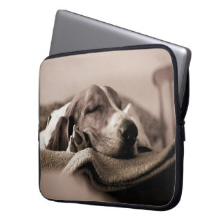 Capa Para Notebook A bolsa de laptop de Basset Hound