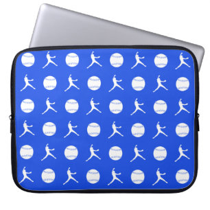 Capa Para Notebook A bolsa de laptop de Fastpitch dos azuis marinhos