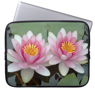Capa Para Notebook A bolsa de laptop de flutuação cor-de-rosa de