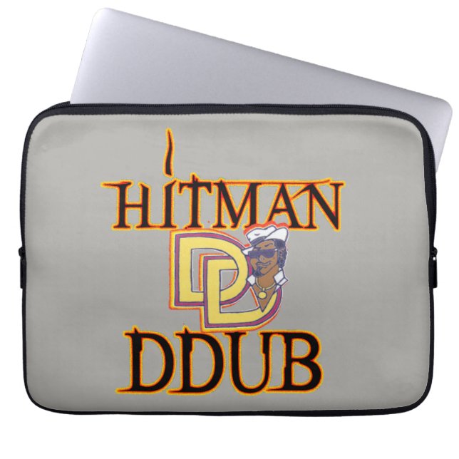 Capa Para Notebook A bolsa de laptop de HITMAN*DDub (Frente)