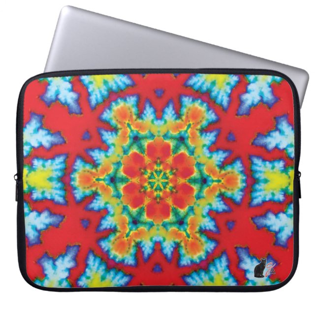 Capa Para Notebook A Bolsa de laptop de Rosey Kaleidoscope (Frente)