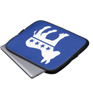 Capa Para Notebook A bolsa de laptop do asno de Democrata