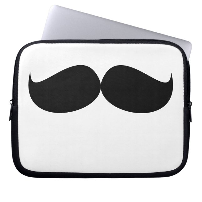 Capa Para Notebook A bolsa de laptop do bigode (Frente)