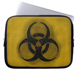 Capa Para Notebook A bolsa de laptop do Biohazard do zombi