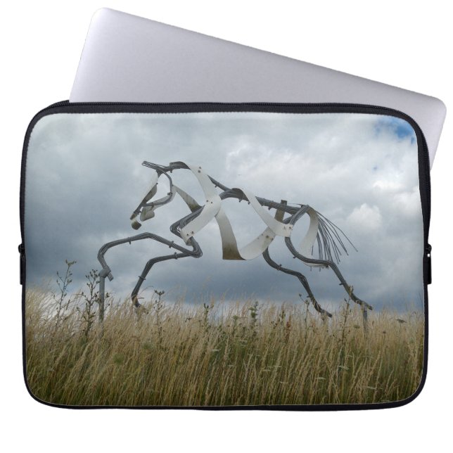 Capa Para Notebook A bolsa de laptop do cavalo (Frente)
