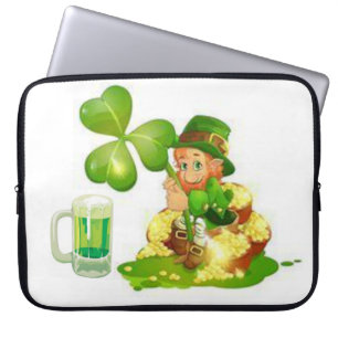 Capa Para Notebook A bolsa de laptop do dia de St Patrick