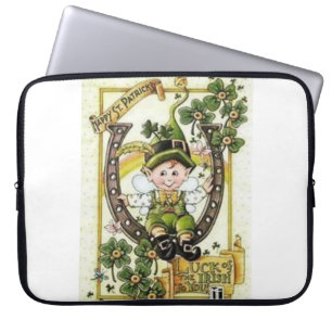Capa Para Notebook A bolsa de laptop do dia de St Patrick