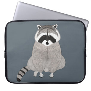 Capa Para Notebook A bolsa de laptop do guaxinim