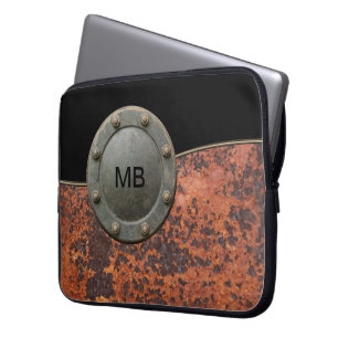 Capa Para Notebook A bolsa de laptop do monograma dos homens