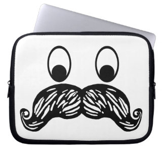 Capa Para Notebook A bolsa de laptop do Moustache