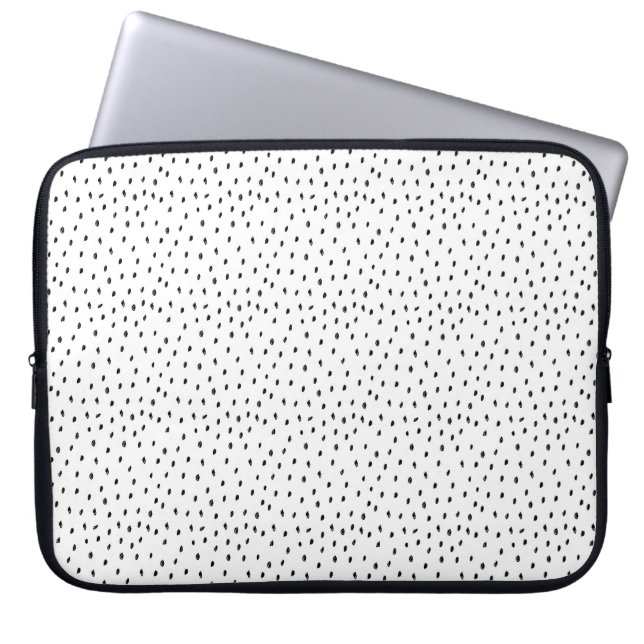 Capa Para Notebook A bolsa de laptop do ponto do Doodle (Frente)