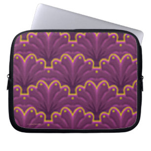 Capa Para Notebook A bolsa de laptop do Roxo-Ouro