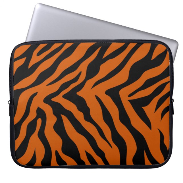 Capa Para Notebook A bolsa de laptop do teste padrão do tigre (Frente)