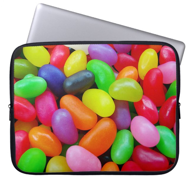 Capa Para Notebook A bolsa de laptop dos Jellybeans (Frente)