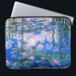 Capa Para Notebook A bolsa de laptop dos lírios de água de Monet<br><div class="desc">A bolsa de laptop dos lírios de água de Monet. Pintura a óleo em canvas desde 1916. Monet pintou sua lagoa famosa do lírio de água obsessiva durante os anos finais de sua carreira, seleccionando a inspiração da luz do sol e seu efeito de deslocamento na água e as flores...</div>