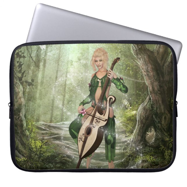 Capa Para Notebook A Bolsa de laptop Elven Forest Neoprene (Frente)