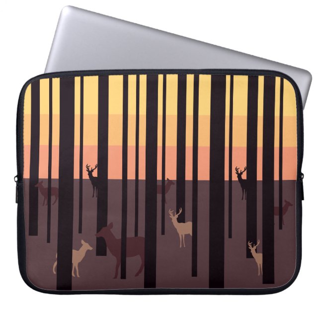 Capa Para Notebook A bolsa de laptop escondida do neopreno de Dears (Frente)