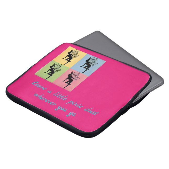 Capa Para Notebook A bolsa de laptop feericamente 15 polegadas (Frente Topo)