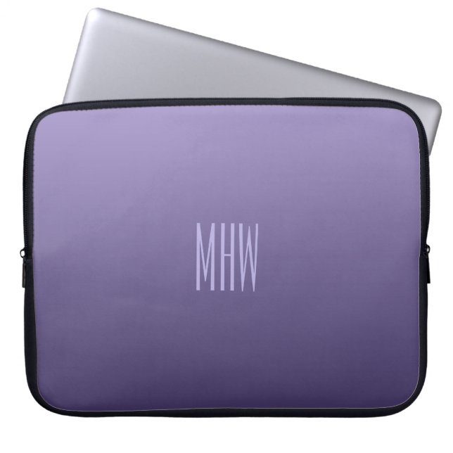 Capa Para Notebook A bolsa de laptop feita sob encomenda do monograma (Frente)