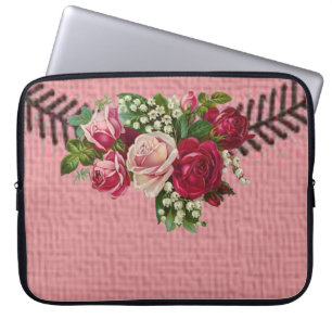 Capa Para Notebook A bolsa de laptop floral