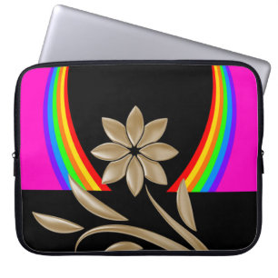 Capa Para Notebook A bolsa de laptop floral