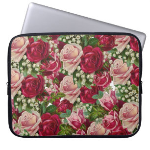 Capa Para Notebook A bolsa de laptop floral