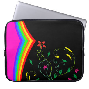 Capa Para Notebook A bolsa de laptop floral