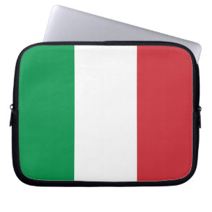 Capa Para Notebook A bolsa de laptop italiana da bandeira