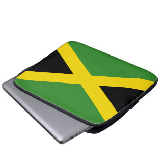Capa Para Notebook A bolsa de laptop jamaicana da bandeira